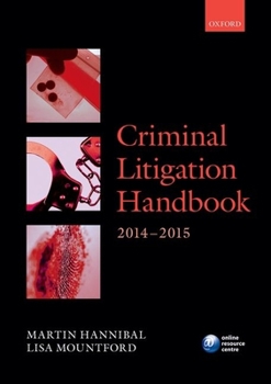 Paperback Criminal Litigation Handbook 2014-2015 Book