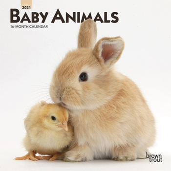 Calendar Baby Animals 2021 Mini 7x7 Book
