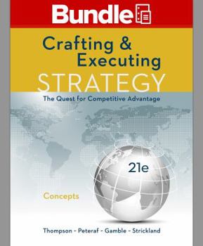 Hardcover Gen Combo Crafting & Executing Strategy: Concepts; Connect Access Card Book