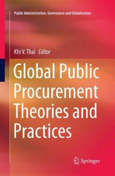 Paperback Global Public Procurement Theories and Practices Book