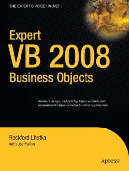 Paperback Expert VB 2008 Business Objects Book
