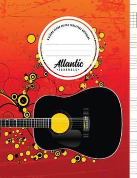 6 String Blank Guitar Tablature Notebook - Acoustic Swirl: 100 Pages of Guitar Tab Paper with Chord Spaces & Blank Staffs 8.5" X 11" (21.59 X 27.94 CM