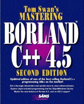 Paperback Mastering Borland C++ 4.5 Book