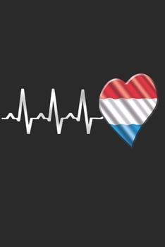 LUXEMBOURG NOTEBOOK: Luxembourg Notebook | college book | diary | journal | booklet | memo | composition book | 120 sheets - Dot Grid paper 6x9 inch