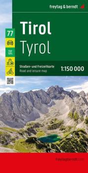 Map Tyrol, road and leisure map 1:150,000 (TOP 10) Book