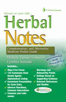 Spiral-bound Herbal Notes: Complementary & Alternative Medicine Pocket Guide Book