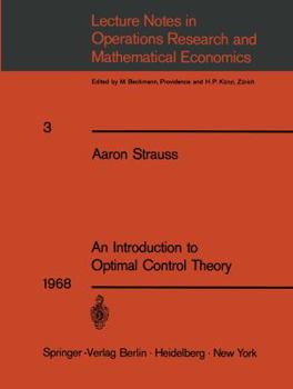 Paperback An Introduction to Optimal Control Theory Book