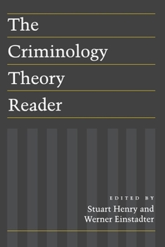 Paperback The Criminology Theory Reader Book