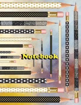 Notebook: Pencils Kingdom 7 Notebook; Lined Notebook Journal, Ruled notebook college - 120 Pages - Large (8.5 x 11 inches)