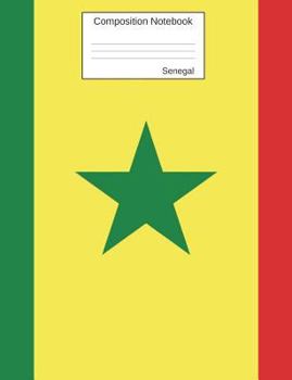 Paperback Senegal Composition Notebook: Graph Paper Book to write in for school, take notes, for kids, students, teachers, homeschool, Senegalese Flag Cover Book