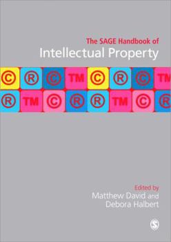 Hardcover The Sage Handbook of Intellectual Property Book