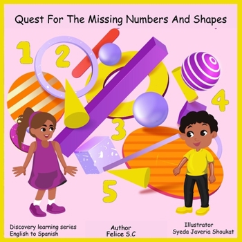 Paperback Quest for The Missing Numbers and Shapes [Large Print] Book