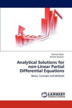 Paperback Analytical Solutions for Non-Linear Partial Differential Equations Book