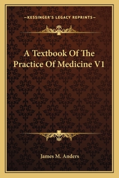 Paperback A Textbook Of The Practice Of Medicine V1 Book