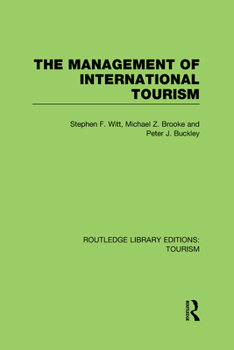 The Management of International Tourism