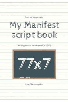 Paperback My Manifest script book 77x7 Book
