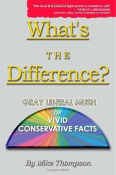Paperback What's the Difference?: Gray Liberal Mush or Vivid Conservative Facts Book