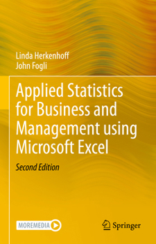 Hardcover Applied Statistics for Business and Management Using Microsoft Excel Book