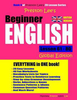 Paperback Preston Lee's Beginner English Lesson 61 - 80 Global Edition (British Version) Book