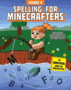 Paperback Spelling for Minecrafters: Grade 4 Book