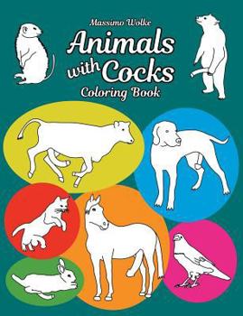 Paperback Animals with Cocks - Coloring Book
