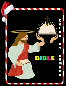 Paperback Bible Color by Number: Bible Coloring Activity Book for Christians: Books for Smart Kids Book