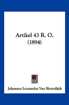 Paperback Artikel 43 R. O. (1894) [Chinese] Book