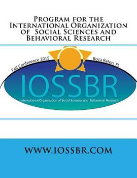 Paperback Program for the International Organization of Social Sciences and Behavioral Research Book