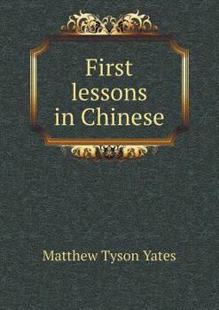 Paperback First lessons in Chinese Book