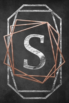 Chalkboard Foiling Minimalist Letter Notebook - S: A personalized monogram notebook just for you!