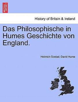 Paperback Das Philosophische in Humes Geschichte Von England. Book