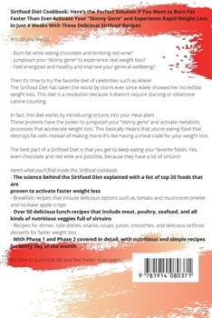 Sirtfood Diet Cookbook: The Ultimate Guide to Get Back in Shape Burning Fat by Activating the Skinny Gene
