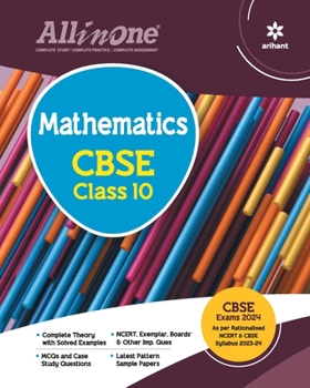 Paperback All In One Class 10th Mathematics for CBSE Exam 2024 Book