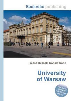 Paperback University of Warsaw Book