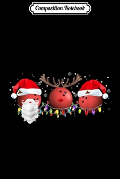 Composition Notebook: This is my christmas pajama Ugly Sweater Bowling X-mas  Journal/Notebook Blank Lined Ruled 6x9 100 Pages