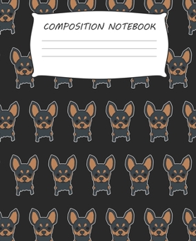 Paperback Composition Notebook: Dog Lover Chihuahua Pattern Composition Notebook 100 College Ruled Pages Journal Diary Book