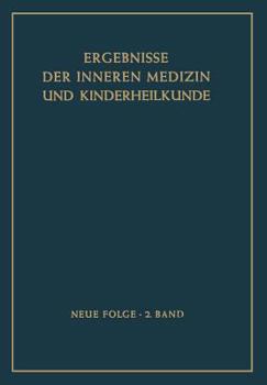 Paperback Ergebnisse Der Inneren Medizin Und Kinderheilkunde [German] Book