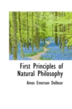 Paperback First Principles of Natural Philosophy Book
