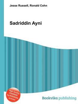 Paperback Sadriddin Ayni Book