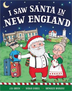 Hardcover I Saw Santa in New England Book