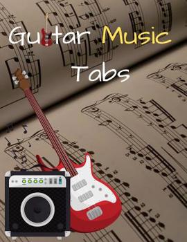 Paperback Guitar Music Tabs: 8.5inX11in 100 pages Book