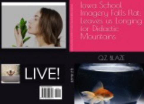 Hardcover Iowa School Imagery Falls Flat: Leaves us Longing for Didactic Mountains (ADVENTURES IN AI USAGE) Book