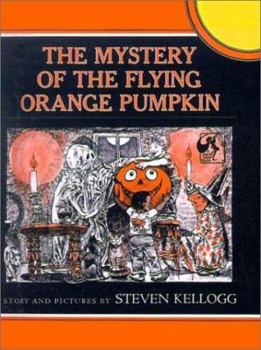 Library Binding The Mystery of the Flying Orange Pumpkin Book