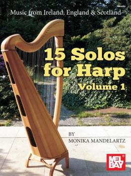 Paperback 15 Solos for Harp Volume 1 Book