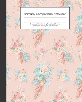 Paperback Primary Composition Notebook: Tribal Boho Animals -Grades K-2 - Handwriting Practice Paper-Primary Ruled With Dotted Midline - 100 Pgs 50 Sheets - P Book