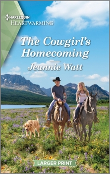 Mass Market Paperback The Cowgirl's Homecoming: A Clean and Uplifting Romance [Large Print] Book