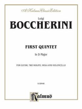 First Quintet in D Major for Two Violins, Viola, Cello and Guitar, Kalmus Edition