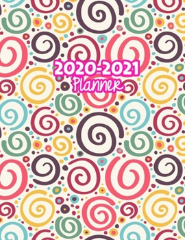 2020-2021 Planner: Two Year Calendar Organizer and Goal Journal | January 2020 - December 2021 Daily, Weekly and Monthly Planner Book with Back Sticker Expression Wall for 2 Years | Design Code 699917