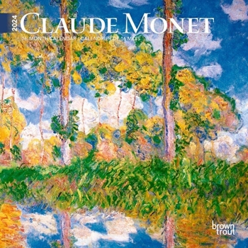 Calendar Monet, Claude 2024 Mini 7x7 English French Book