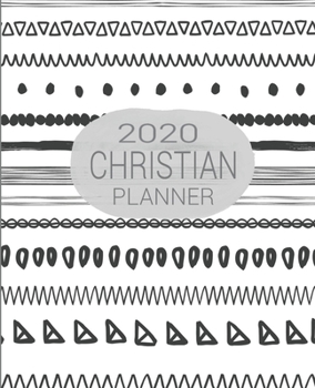 2020 Christian Planner: Prayer Planner, Gratitude Planner, Devotional Planner, 2020 Monthly Planner and Organizer, 2020 Weekly Planner, Daily Planner, ... Bible Verses, Black Abstract Cover, Gift Idea